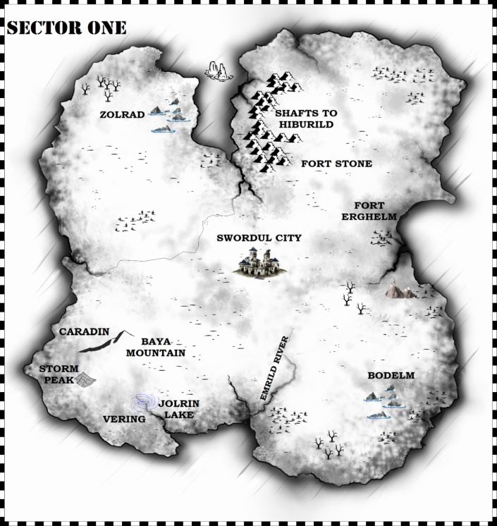 Map of Pyridian Sector One