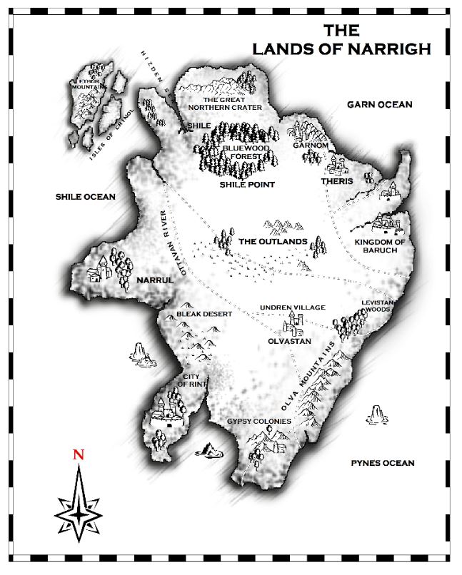 map of narrigh 